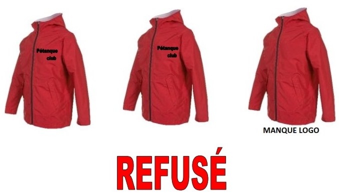 Règlementation : les tenues Règlementation : les tenues