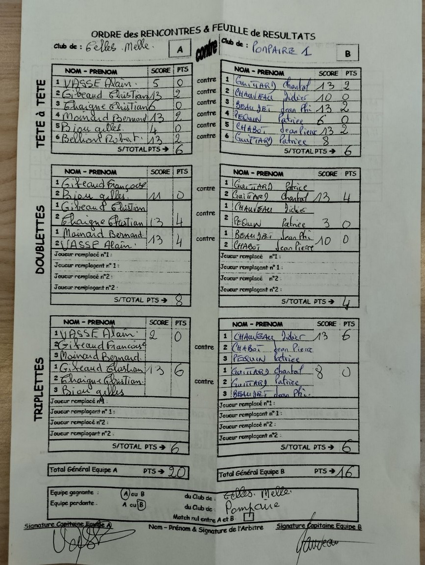 Celles Melle - Pompaire 1 Celles Melle - Pompaire 1