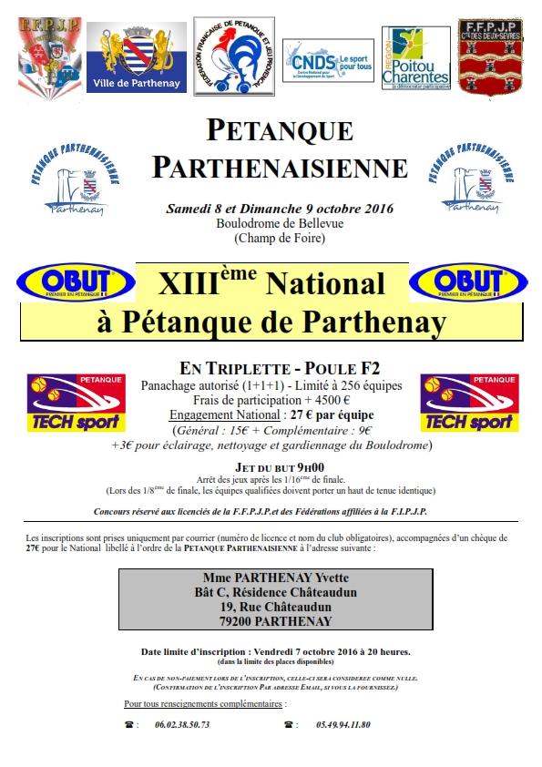 XIII National de Parthenay