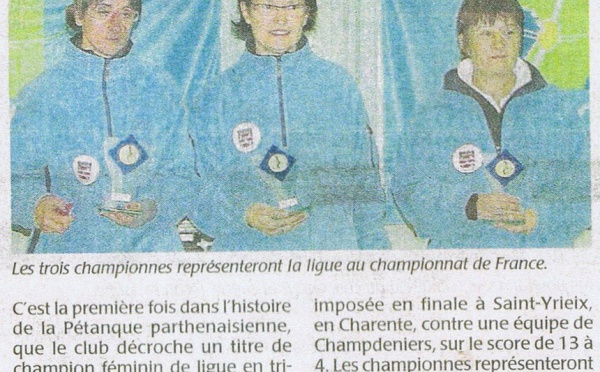 Triplette Féminin France