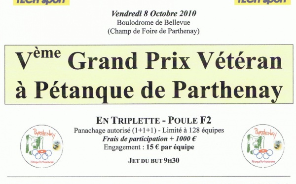 Vème Grand Prix Vétéran de Parthenay