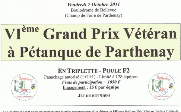 Grand Prix Vétéran Triplette