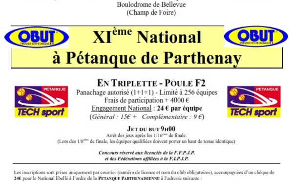 National XI de Parthenay