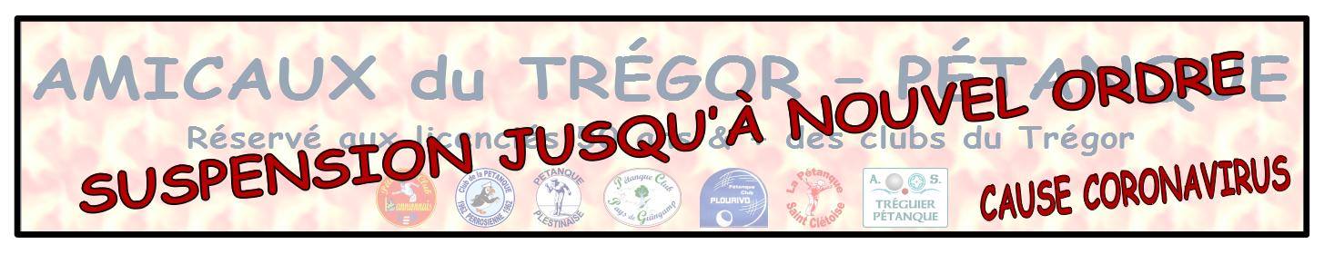 Suspension des amicaux du Trégor 22 Suspension des amicaux du Trégor 22