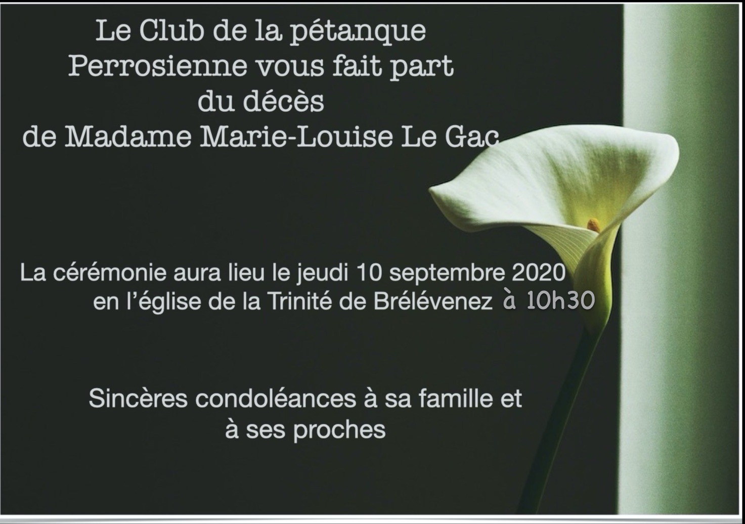 Avis de décès