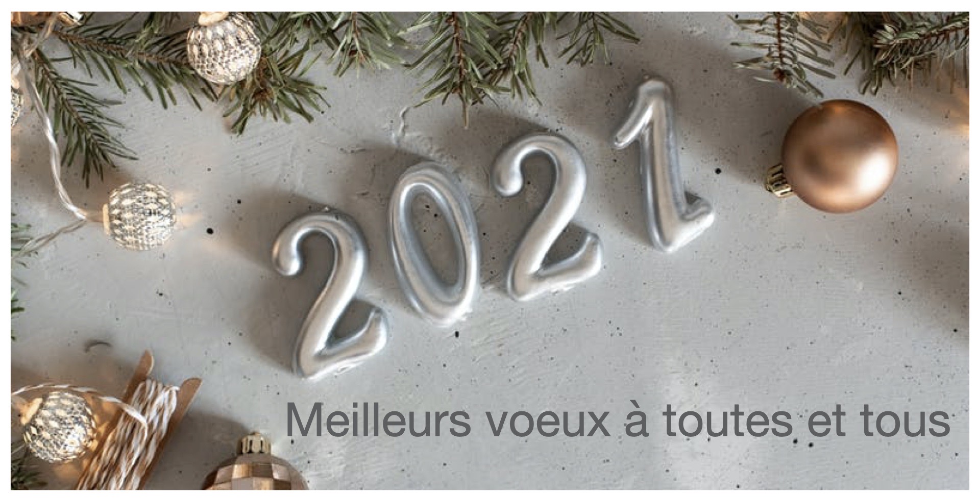 Meilleurs voeux du bureau 