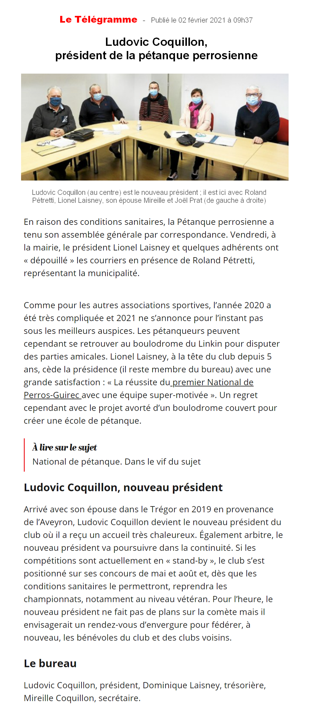 Revue de presse Revue de presse