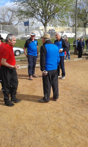 L'équipe de Rhue face à Bellerive L'équipe de Rhue face à Bellerive
