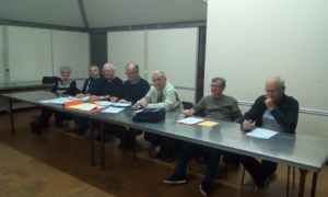 Le bureau et M.Corre Maire Adjoint