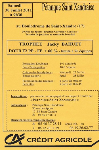 CHALLENGE "BAHUET" CHALLENGE "BAHUET"