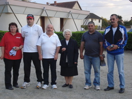 INTERSOCIETAIRES DU QUARANTENAIRE : M COMBARET - JL TREGOUBOFF VAINQUEURS DE M Ch COURAUD - J NALTET