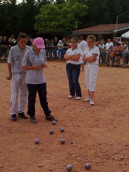 Championnat d'Allier doublettes : Pascale Pautonier et Laurence Parent 1/2 finalistes