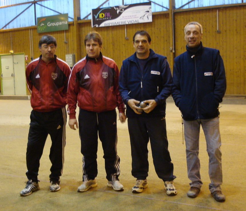 Hervé GIRARD et Gérard FARABET (Bellerive) CHAMPIONS D'ALLIER DOUBLETTES PROVENCAL