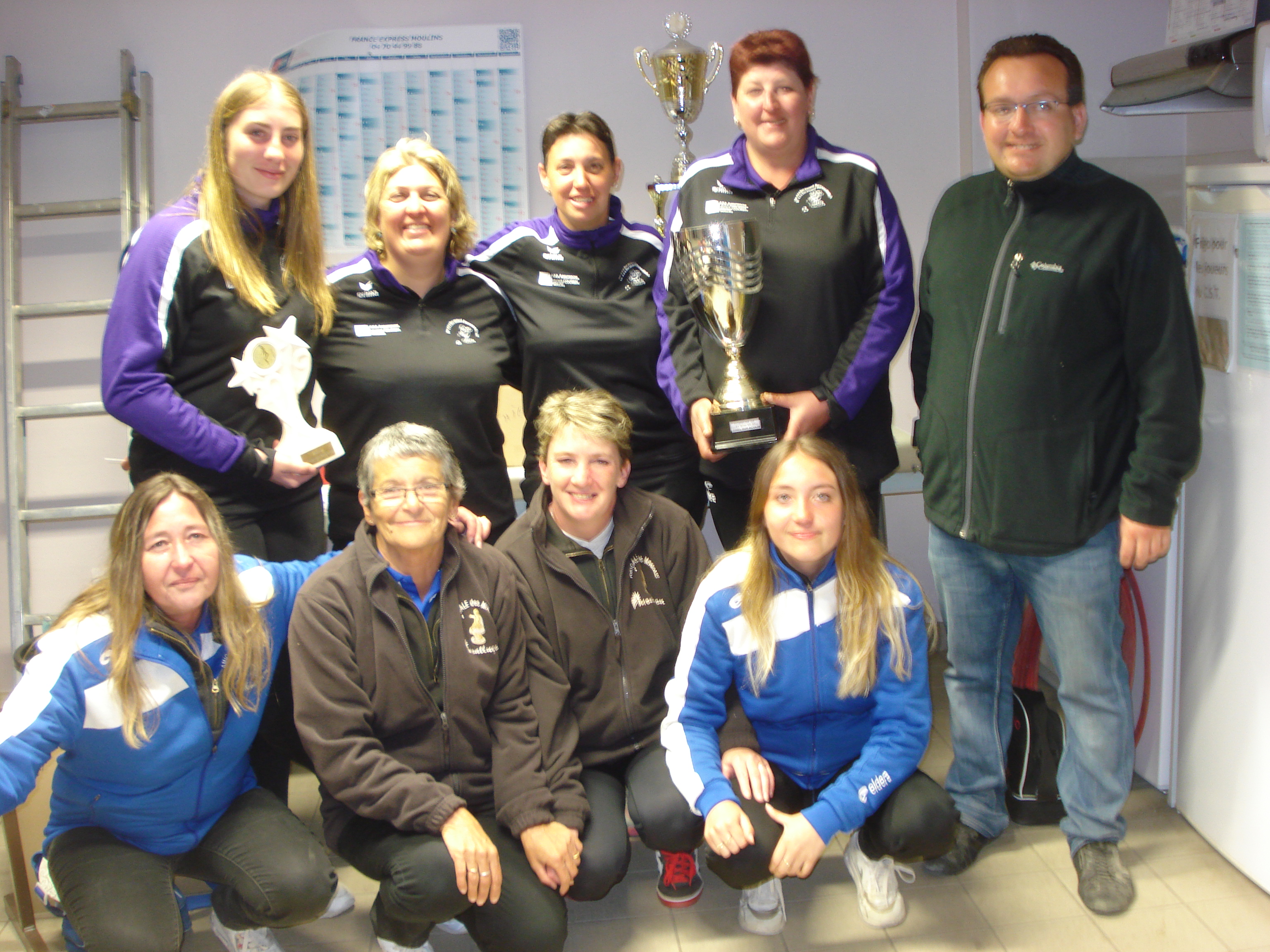 Le Cochonnet Bressollois (Coupe des Clubs Féminines) et La Pétanque St Germanoise (Trophée des Clubs) réalisent le doublé