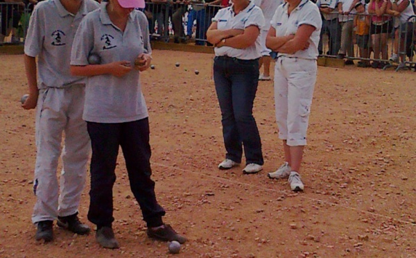 Championnat d'Allier doublettes : Pascale Pautonier et Laurence Parent 1/2 finalistes