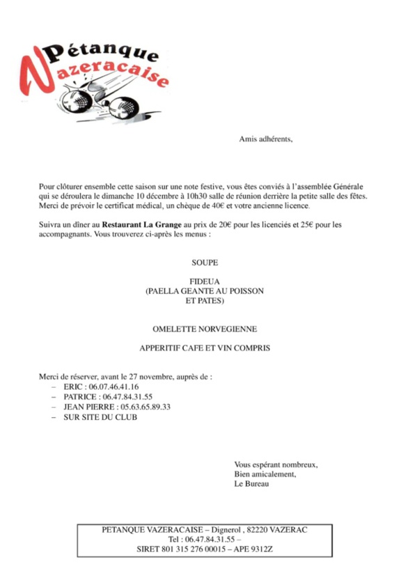 Assemblée générale 2017. Assemblée générale 2017.