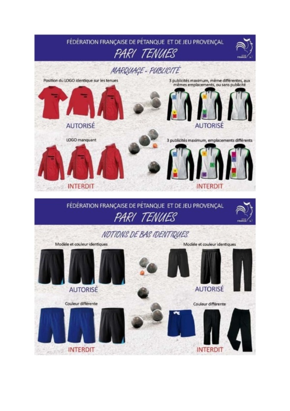 Réglement tenue. Réglement tenue.