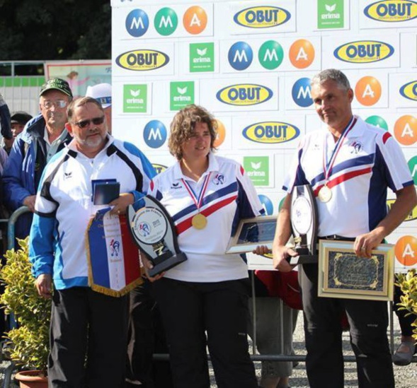 Champion de France doublette mixte 2015. Champion de France doublette mixte 2015.