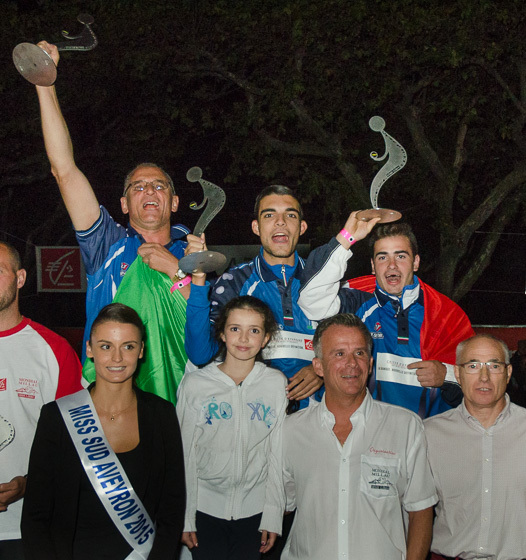 Résultat triplette mondial de Millau. Résultat triplette mondial de Millau.