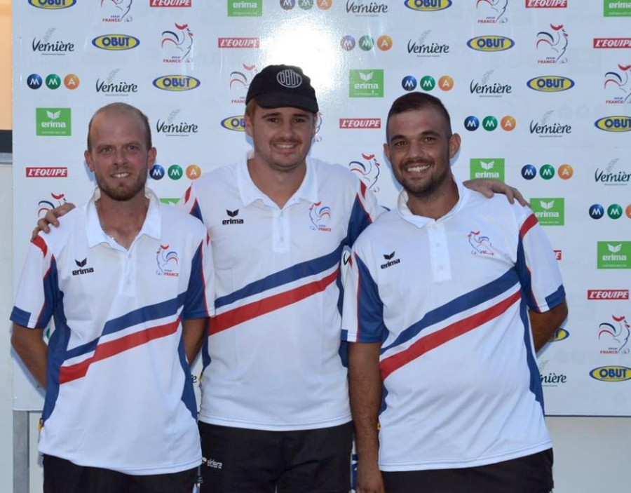 Champions de France triplette 2016.