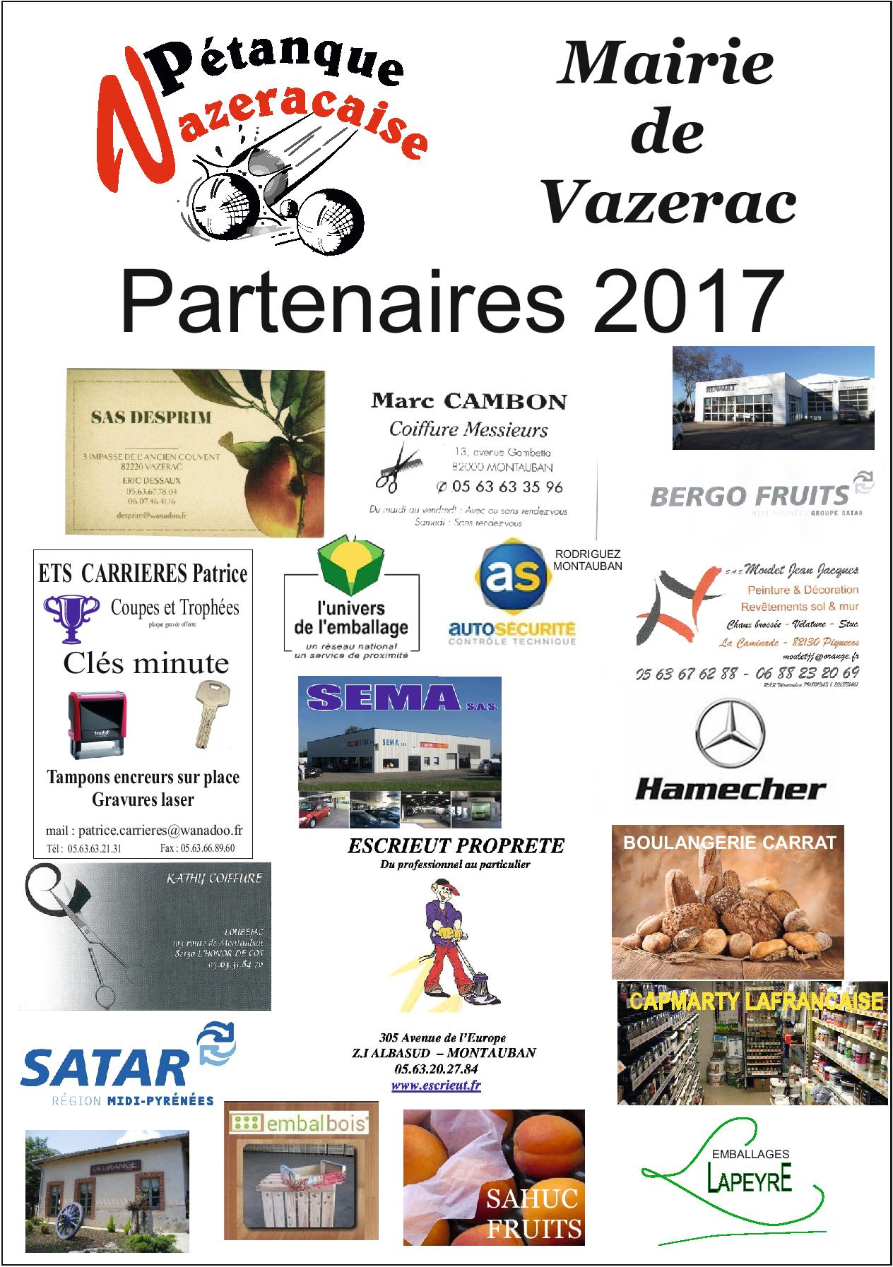 Partenaires 2017. Partenaires 2017.
