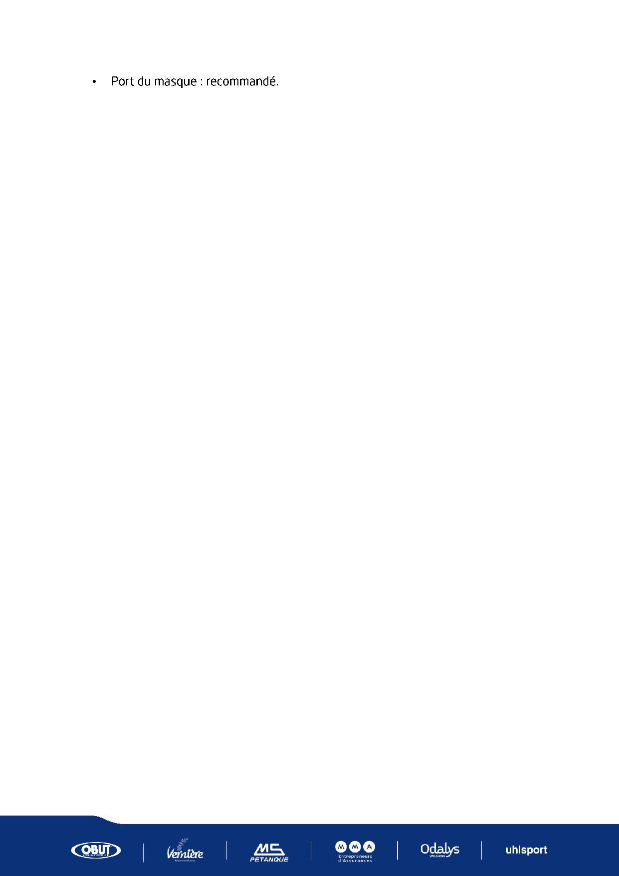 Nouveau plan de reprise de la fédération. Nouveau plan de reprise de la fédération.