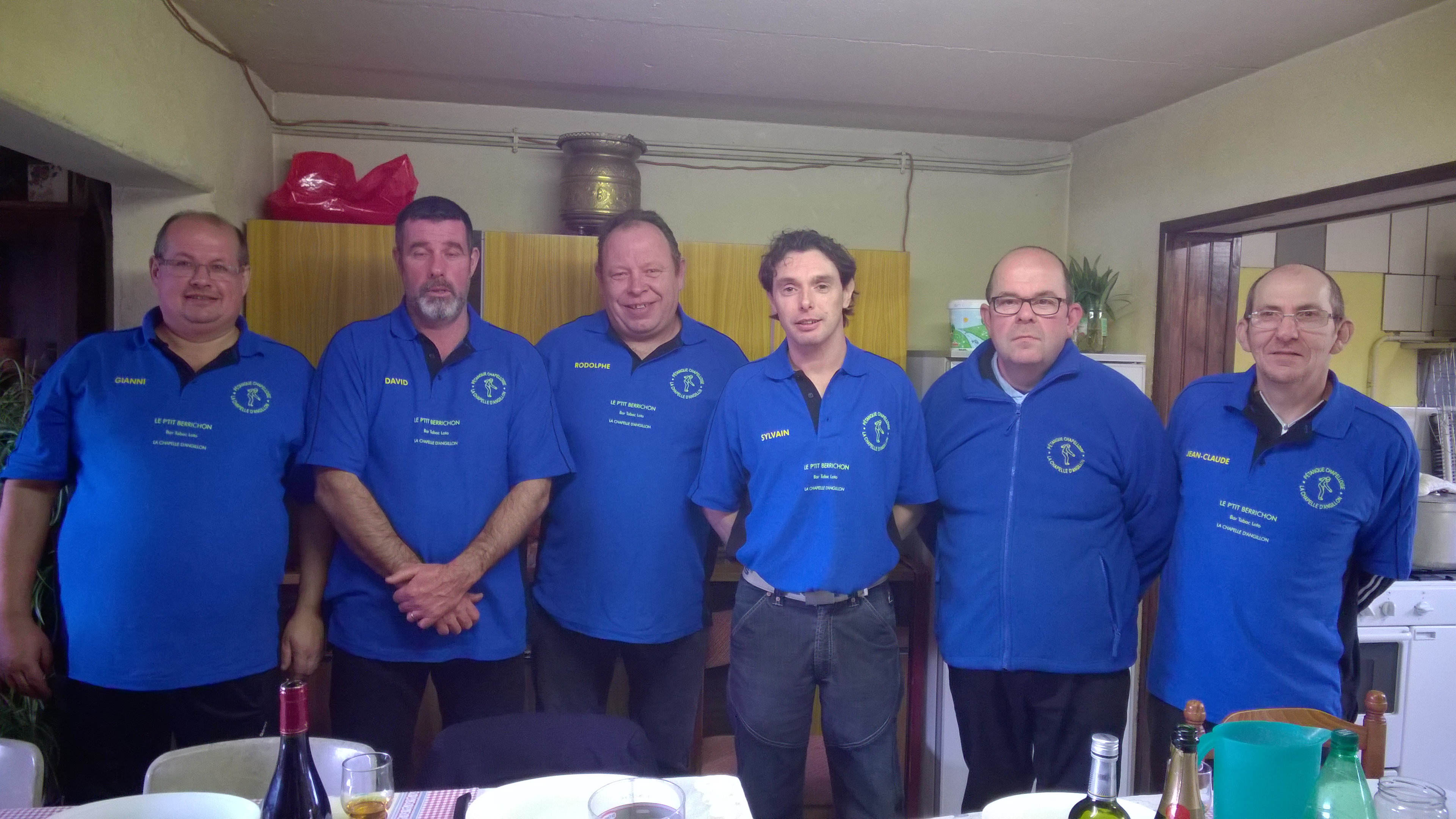 Gianni,David,rodolphe,sylvain,laurent et Jean-claude