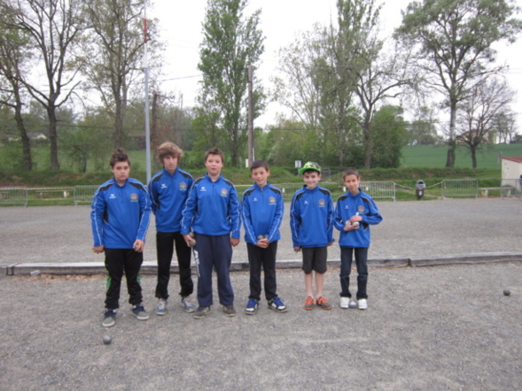 cadets et minimes aux championnats du gers triplettes jeunes a auch le 13 04 2014