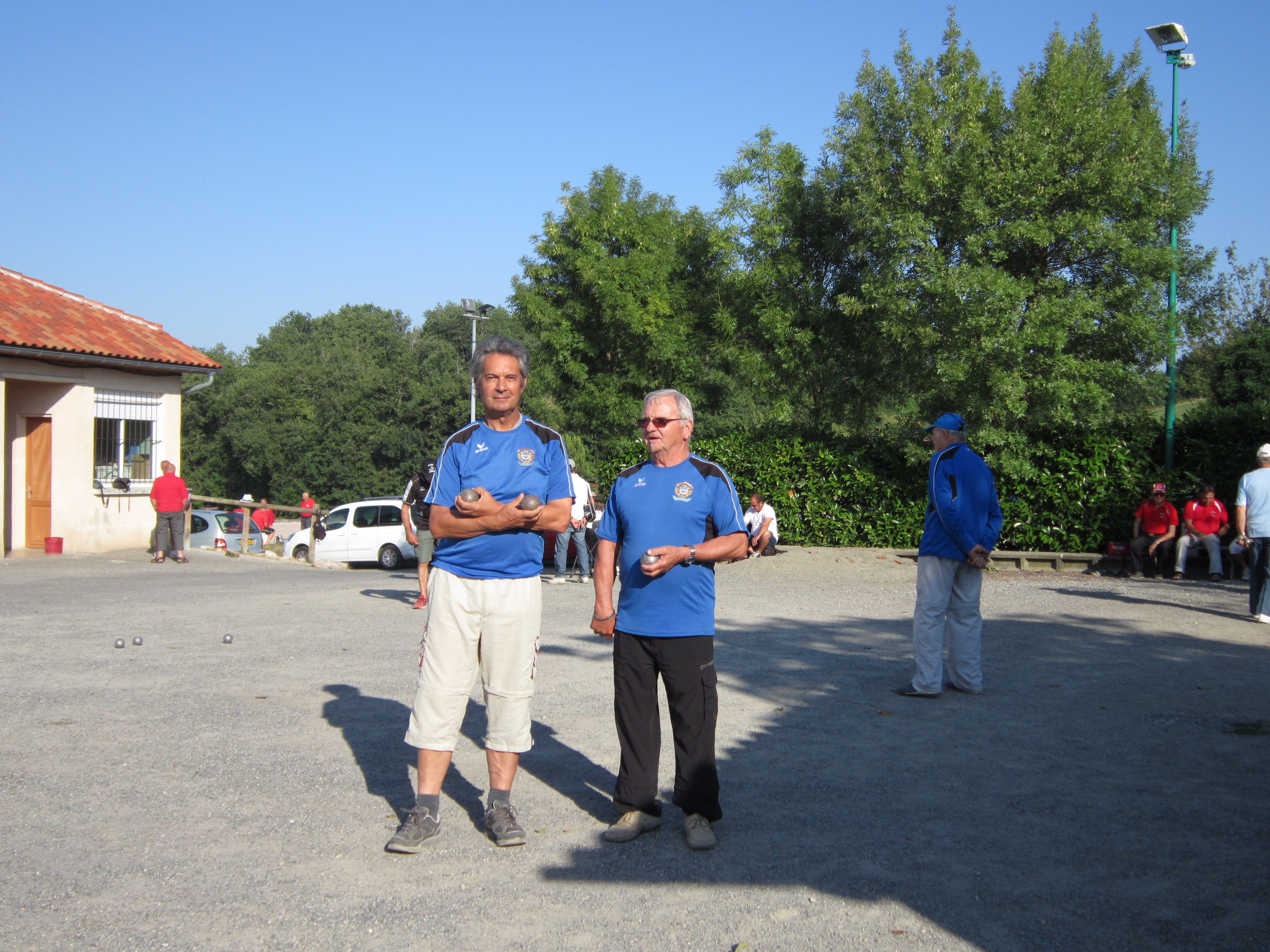 didier dupont et maurice sbalchiero 1/4 de finaliste championnats  du gers doublettes promotions didier dupont et maurice sbalchiero 1/4 de finaliste championnats  du gers doublettes promotions