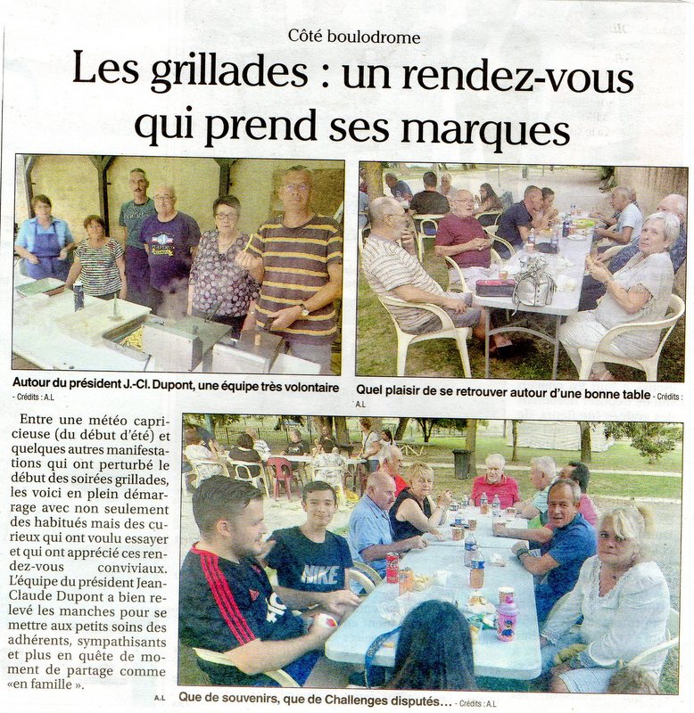 articles presse soirées grillades articles presse soirées grillades