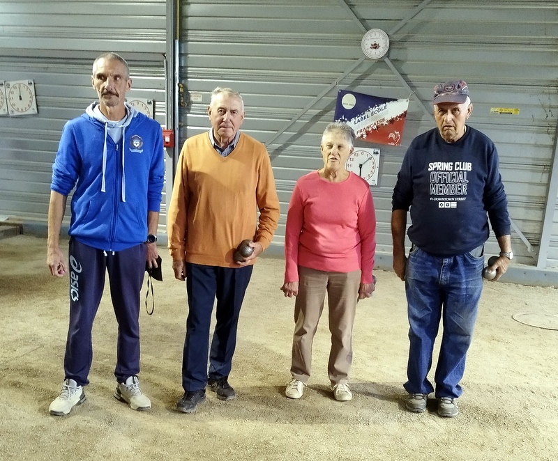 Résultats concours interne ( doublettes ) Résultats concours interne ( doublettes )