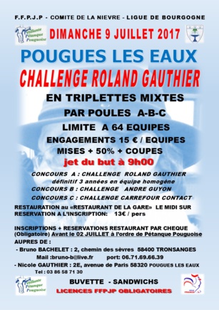 Challenge Roland Gauthier