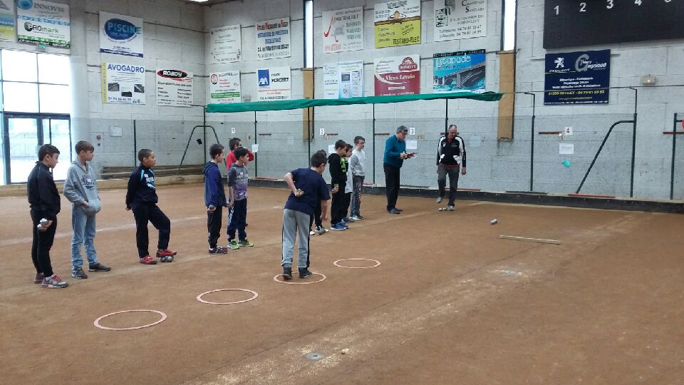 Journée détection jeunes à Belley du 28 Février