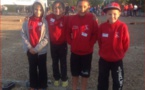 Derniers championnats Ain Sénior Triplette mixtes et Jeunes tête à tête.