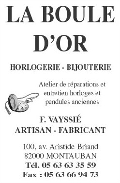 Liste des partenaires qui soutiennent le club des Player's Montalbanais