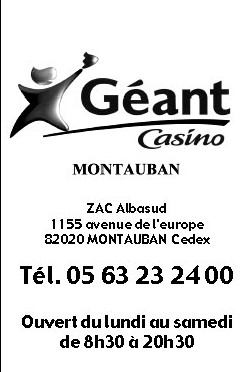 Liste des partenaires qui soutiennent le club des Player's Montalbanais