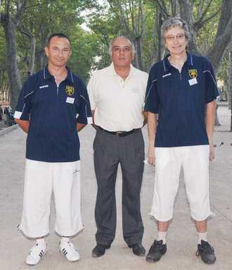 Samara Jacques, Tarroux Gérard (délégué) et Lagarde Guy