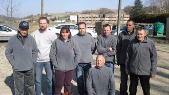 L'équipe vainqueur de Cazes-Mondenard L'équipe vainqueur de Cazes-Mondenard