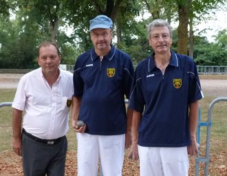 Claude Moncuquet (délégué), Christian et Guy Lagarde Claude Moncuquet (délégué), Christian et Guy Lagarde