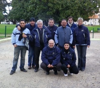 L'équipe de Pau Pasteur vainqueur de Cahors Sport Pétanque au tour précédent L'équipe de Pau Pasteur vainqueur de Cahors Sport Pétanque au tour précédent