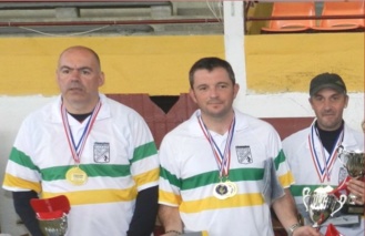 Les Palois Champions d'Aquitaine 2012 (Coppa, Delisle et Ranquine)
