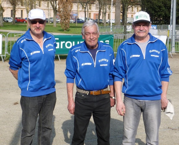 Les Player's qualifiés pour le Championnat de Ligue triplette vétéran pétanque