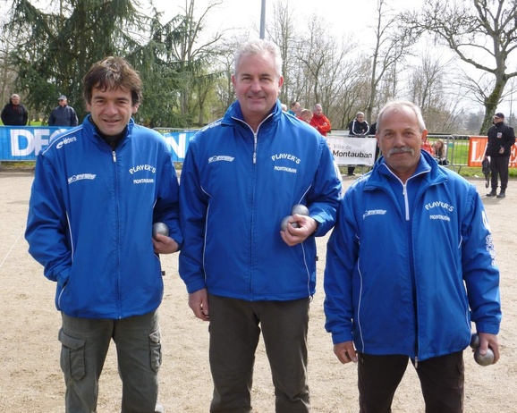 Les Player's qualifiés pour le Championnat de Ligue triplette promotion pétanque