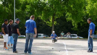José Hébrard au pointage José Hébrard au pointage