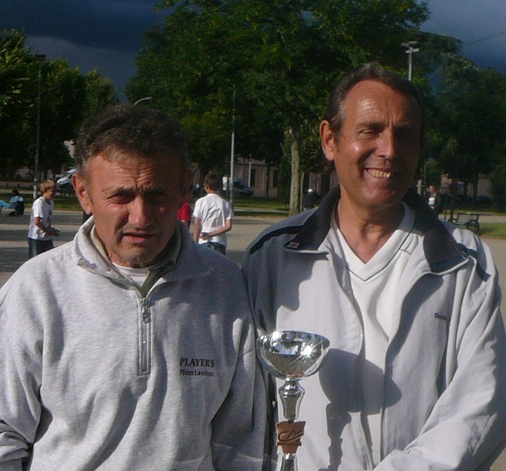 Les vainqueurs du concours Pétanque