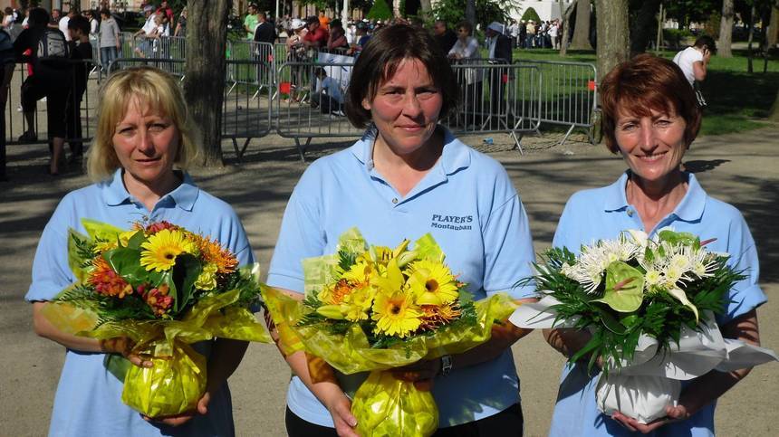 Furbeyre Ghislaine - Maindrot Chantal - Moreno Solange finalistes en féminin