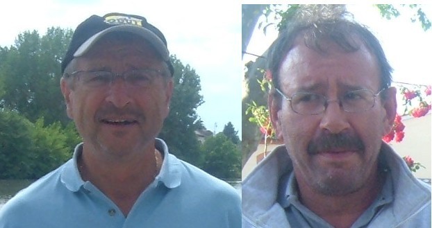 L'équipe Gérard Lagarde et Alain Carrié