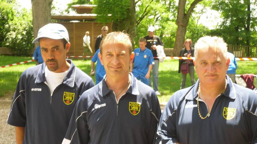Les 1/8 de finalistes de la Ligue Midi-Pyrénées (Rachid Laarag, Jacques Samara et Vincent Sabatier)