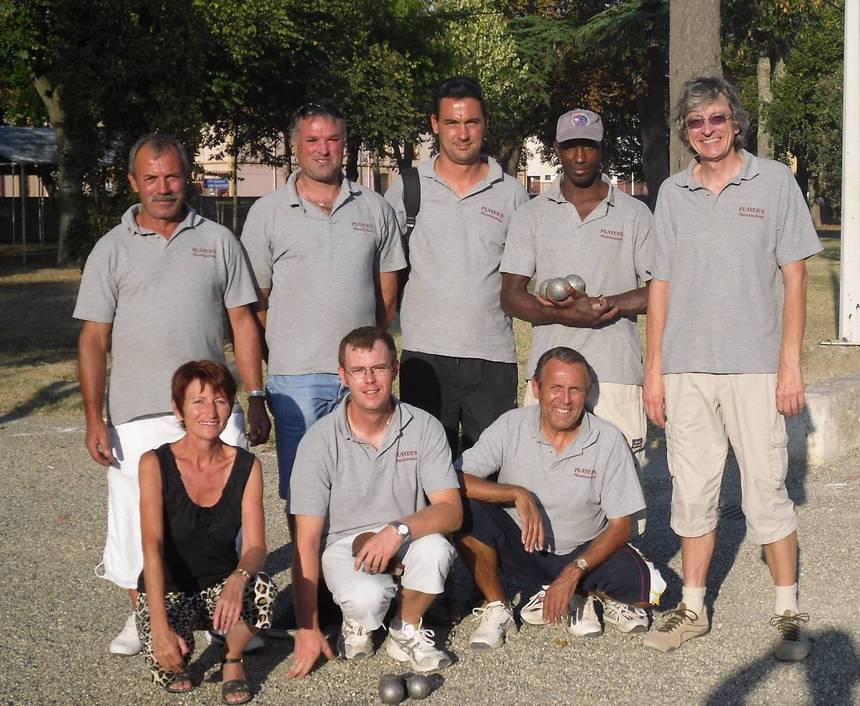 L'équipe des Player's victorieuse en demi-finale L'équipe des Player's victorieuse en demi-finale