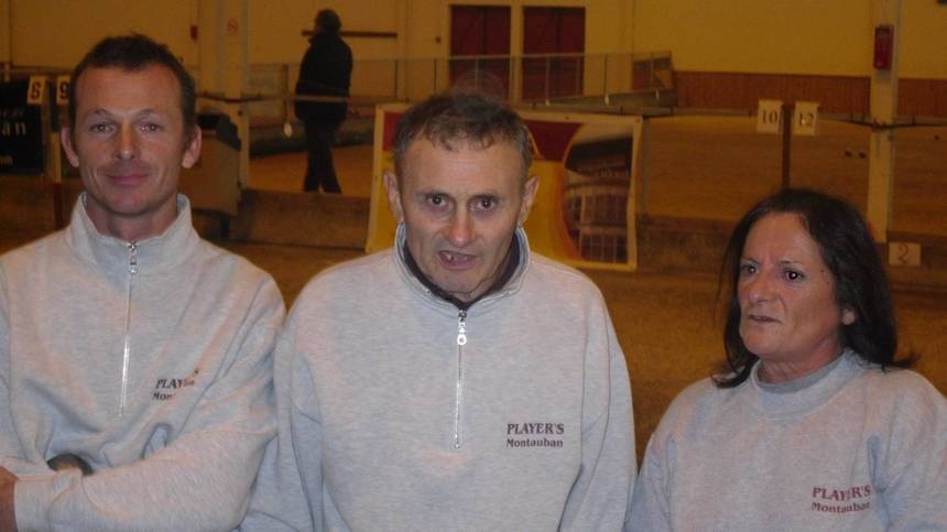 Daniel Sébastien - Larroque Louis - Savignac Myriam 1/2 finaliste Daniel Sébastien - Larroque Louis - Savignac Myriam 1/2 finaliste